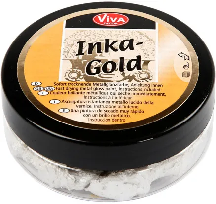 Inka Gold, platina, 50 ml/ 1 purkki.