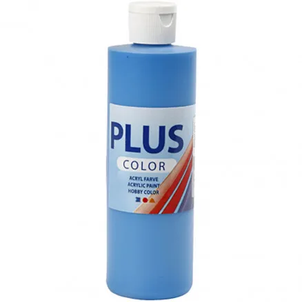Plus Color harrastusmaali, perussininen, 250 ml/ 1 fl.
