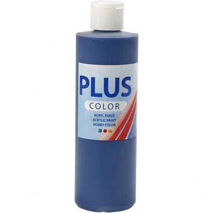 Plus Color harrastusmaali, laivastonsininen, 250 ml/ 1 pullo.